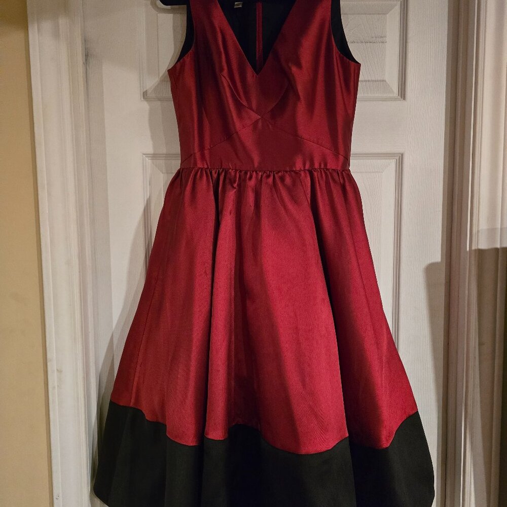 Modcloth(donna morgan) red dress